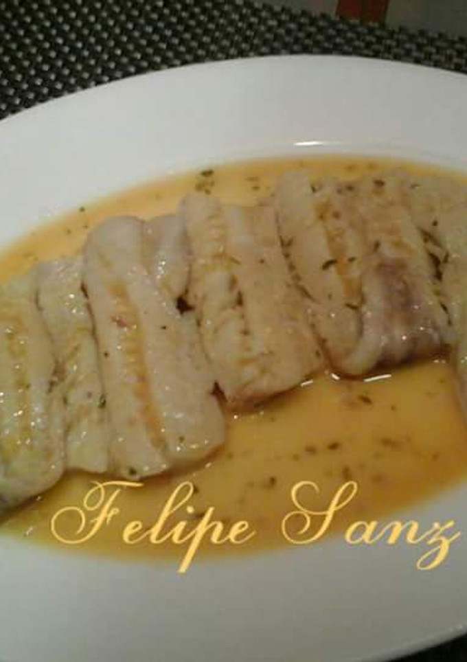 Una foto de Filetes de abadejo en salsa