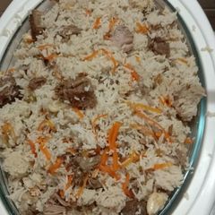A picture of Kabuli Pulao.