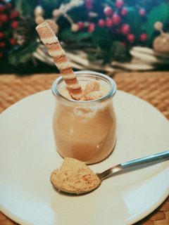 Una foto de Mousse de turrón