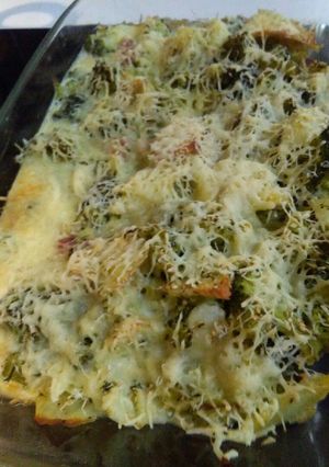 Foto principal de Brócoli, patata y jamón gratinados