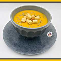 Una foto de Crema de boniatos, zanahoria y puerro