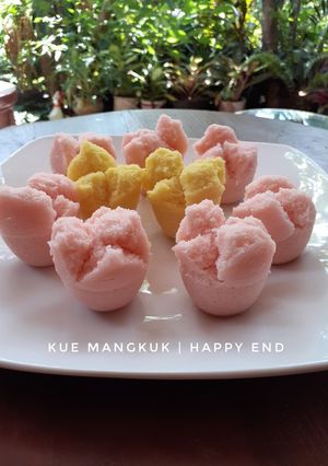 Foto resep Kue Mangkuk Mekar / Apem Beras