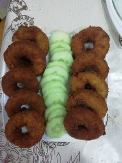 صورة لوصفة ميني دونات بالدجاج مالحة اللي ياكلهم يسافر معاهم 😋💕