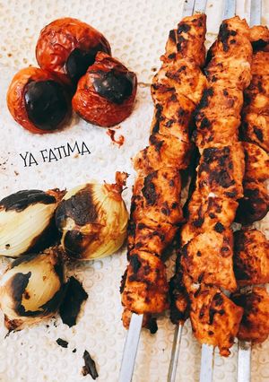 صورة لوصفة شيش طاووق مشوي