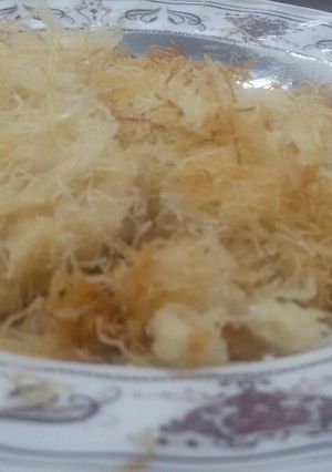 صورة لوصفة كنافه بالقشطه