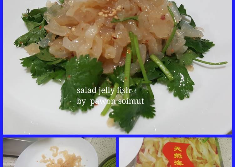 Bagaimana mengolah Salad jelly fish, Lezat Sekali