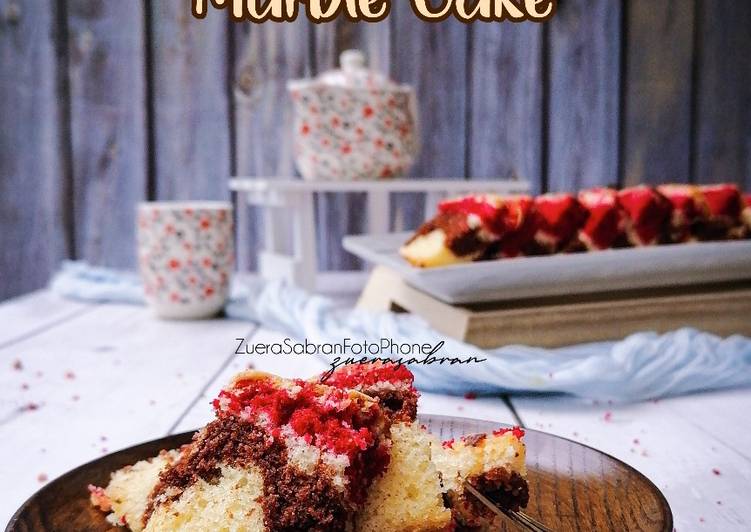 Red Velvet Chocolate Marble Cake