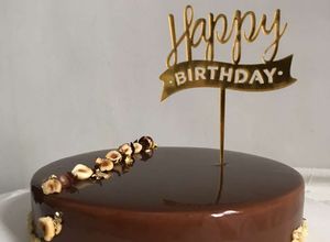 Une photo de Entremet chocolat noisette