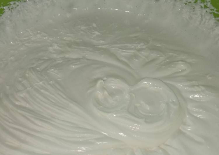 makanan Whiped cream yummy Anti Gagal