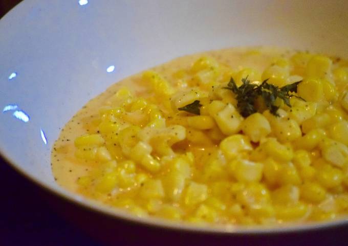 Simple Way to Prepare Ultimate Slow Cooker Cheddar Corn 🌽