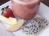 Licuado de Pitahaya, Frutilla y Manzana