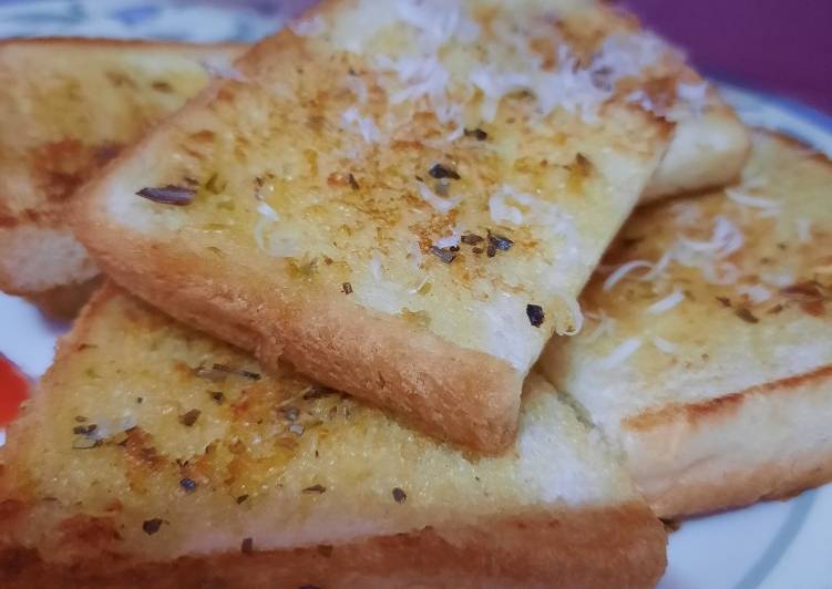 Resep Garlic Bread (dari roti tawar) Jadi, Bikin Ngiler