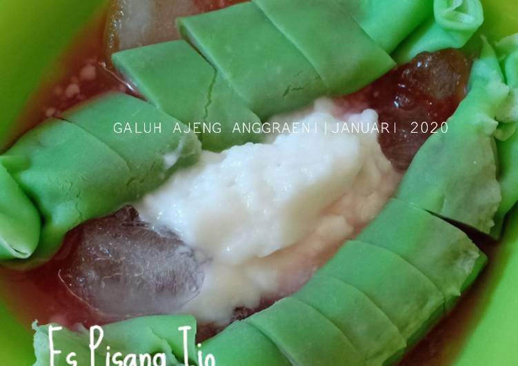 Resep Es Pisang Ijo Anti Gagal