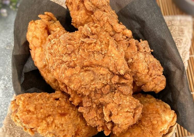 Bagaimana Menyiapkan Korean Crispy Fried Chicken, Enak