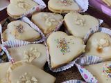 İnimioare (İşlere) cu cremă de lămâie și fondant alb