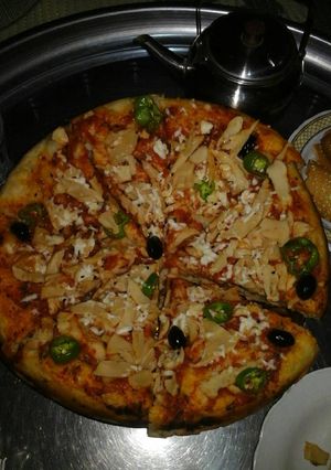 صورة لوصفة بيتزا بلفطر