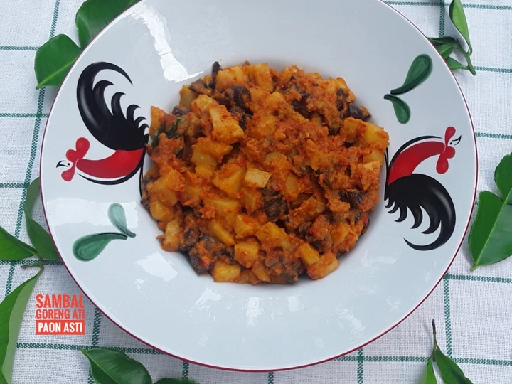 Langkah Mudah untuk Membikin Resep  Sambal Ati (Ati, Ampela, Kentang) yang Lezat, Enak