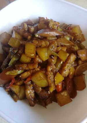 Foto resep Oseng Tempe Kentang Sosis. Anti ribet