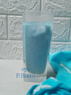 Foto resep Blue Milk Tea