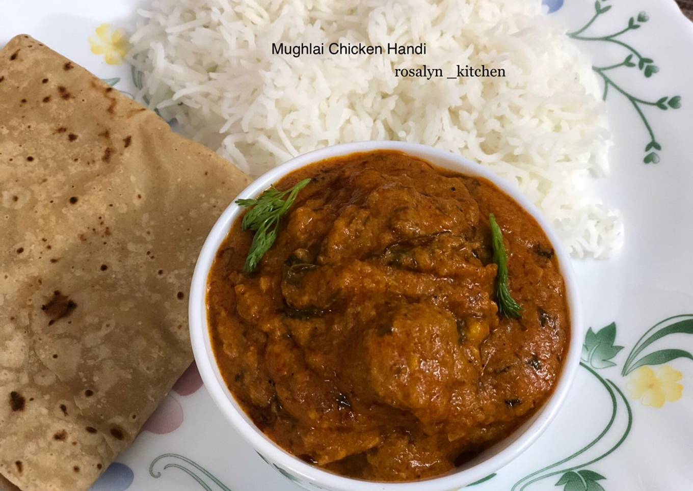 Mughlai Chicken Handi
