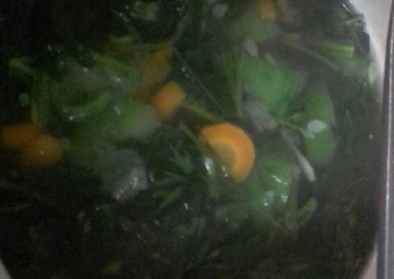 Sayur bening oyong/gambas