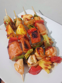 Foto resep Sate Sosis Paprika/ Sate ala Bbq