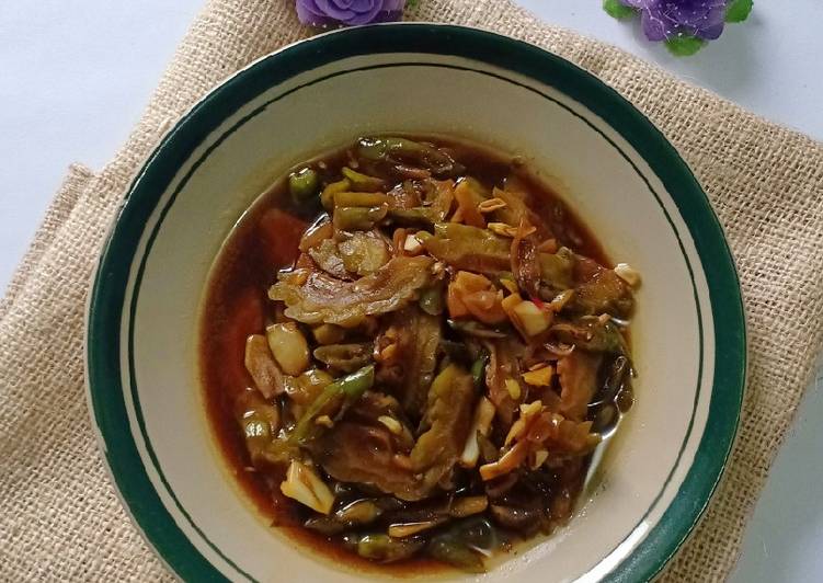 Resep Paria tumis kecap, Lezat