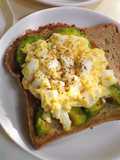 Egg salad on Avocado toast