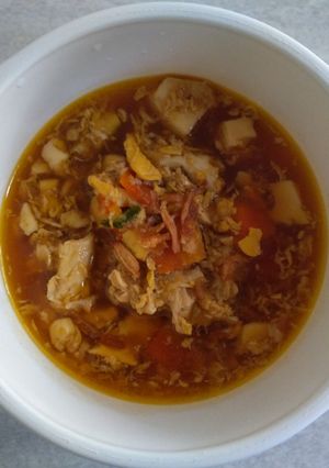 Foto resep Semur Telur Orak Arik Tofu (MPASI 11m+)