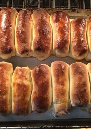 A picture of California Farm Fresh Sausage Bread Rolls.