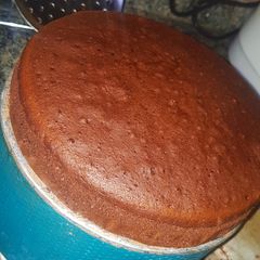 A picture of Chocolate sponge cake.