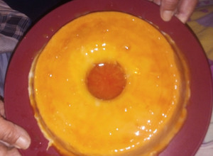 Una foto de Flan de dulce de leche (sin huevos)