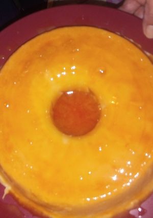 Una foto de Flan de dulce de leche (sin huevos)