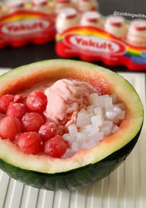 Foto resep Es Semangka Yakult