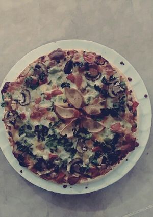 عکسی از دستور پیتزا به سبک من 😍