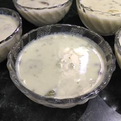 A picture of Banana kheer.