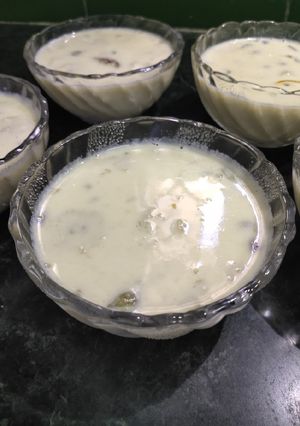 A picture of Banana kheer.
