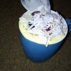 A picture of Fruit parfait.
