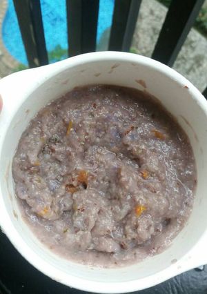 Foto resep MPASI 8 bulan Bubur tim duo protein 4bintang (8+)