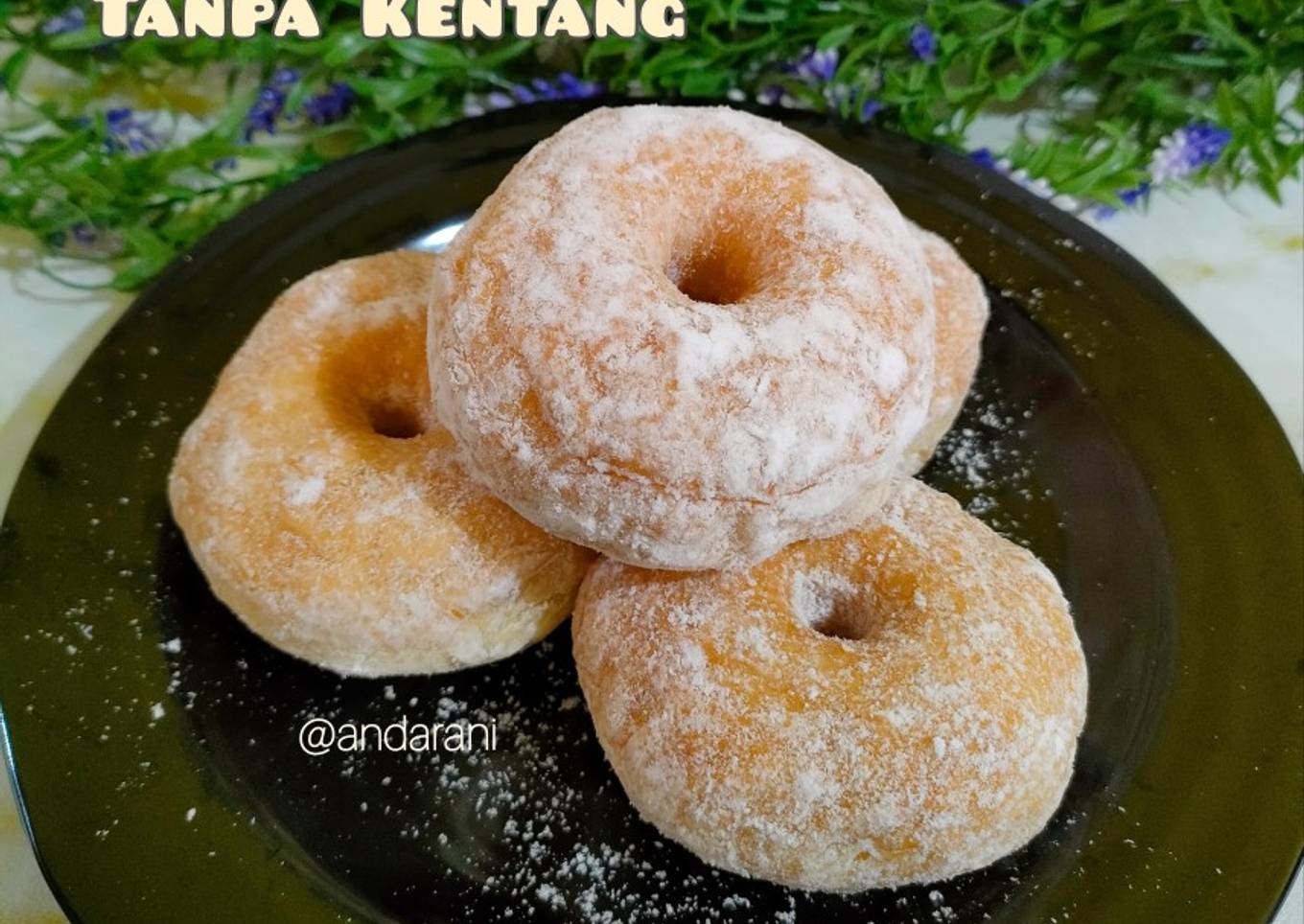 Donat Lembut Tanpa Kentang