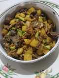 Oseng Pete kentang jeroan ayam