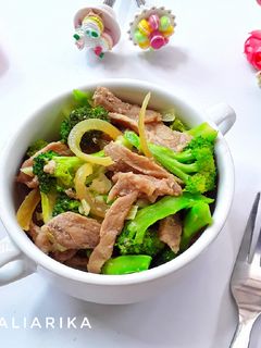 Foto resep Brokoli Cah Sapi