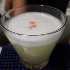 Una foto de Pisco sour