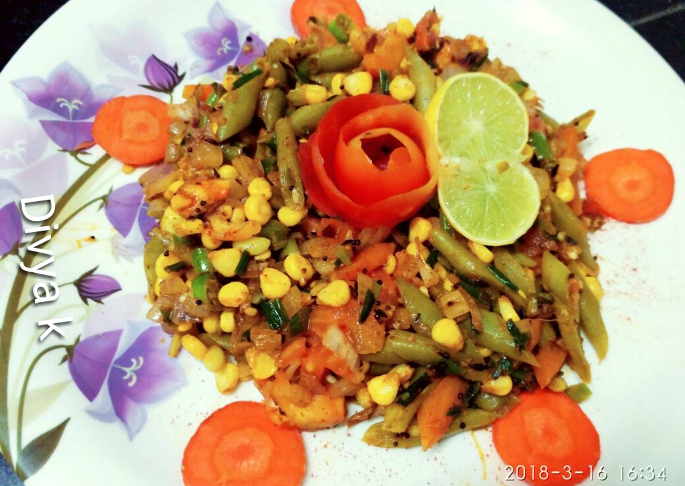 Mixed veg sabzi Spicy