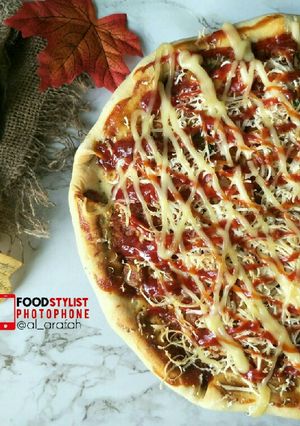 Foto resep Pizza Chicken Sausage Barbaque
