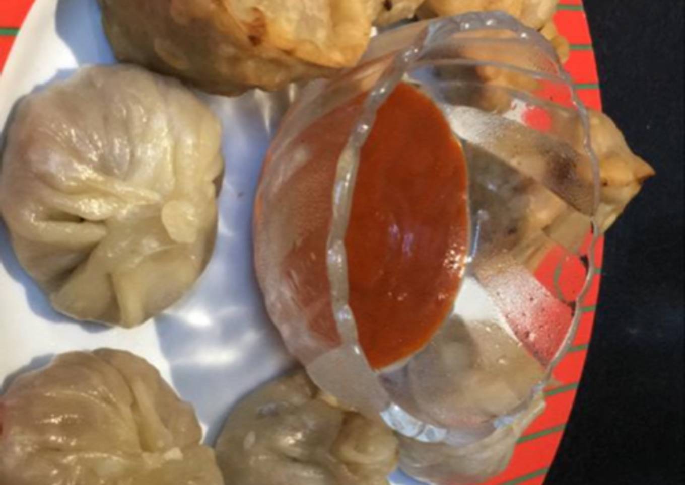 Vegetarian momos