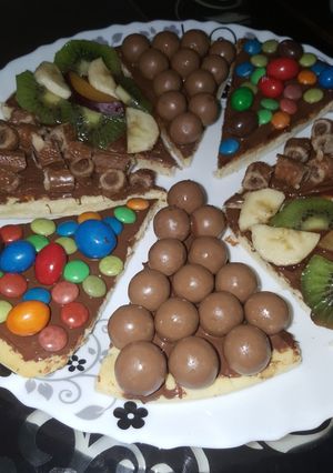 صورة لوصفة بيتزا النيوتلا