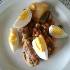 A picture of Protein chicken veggies mix.