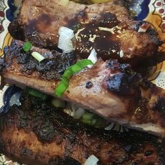 A picture of Japanese Style Baby Back Ribs.