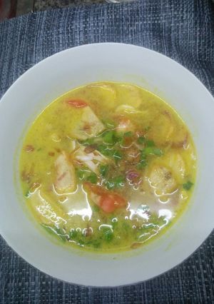 Foto resep Soto ayam kuah santan